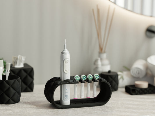 Cushion Inspired Toothbrush Stand - Curved