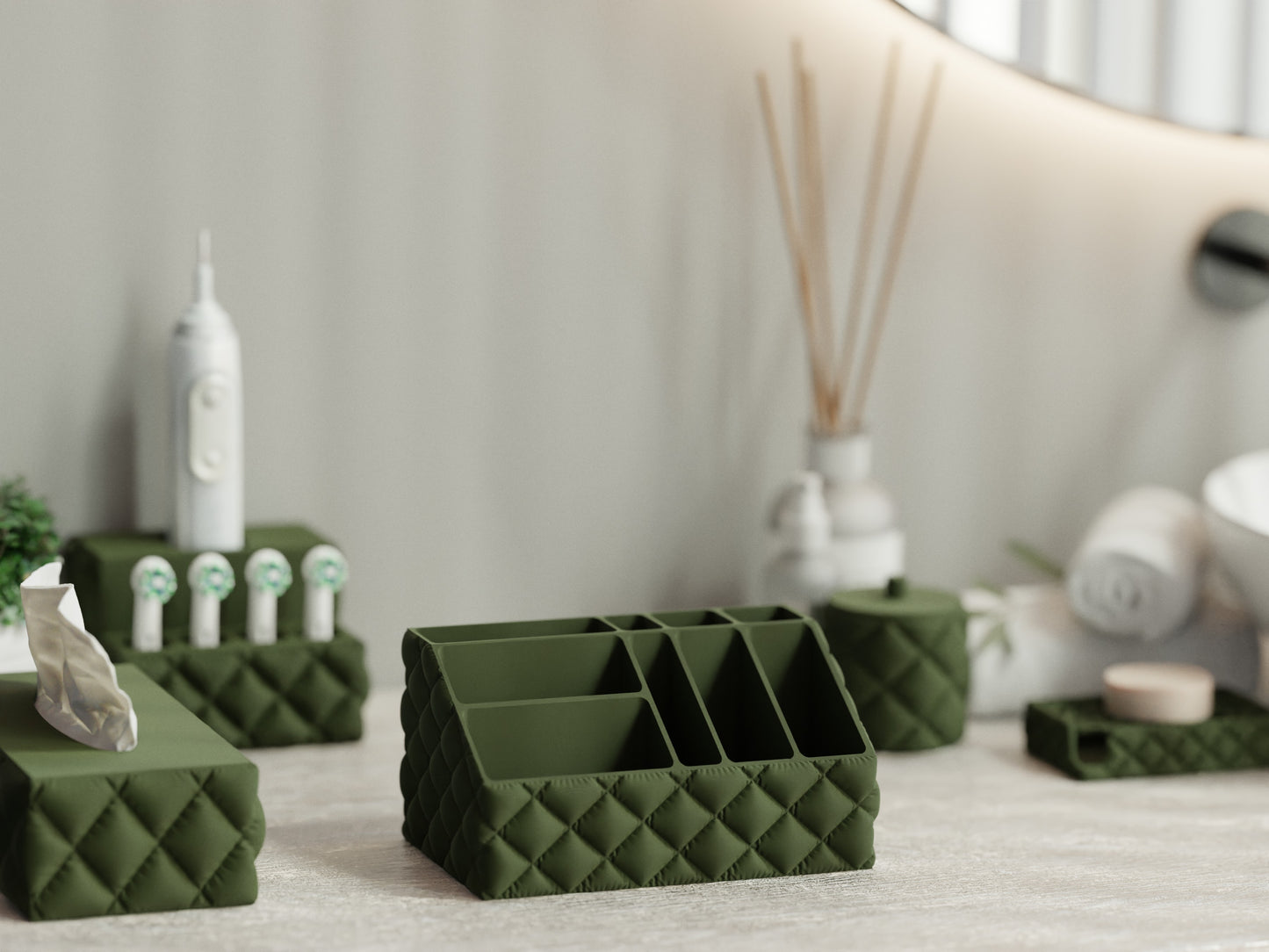 Cushion-Inspired Makeup Organizer β Soft-Look