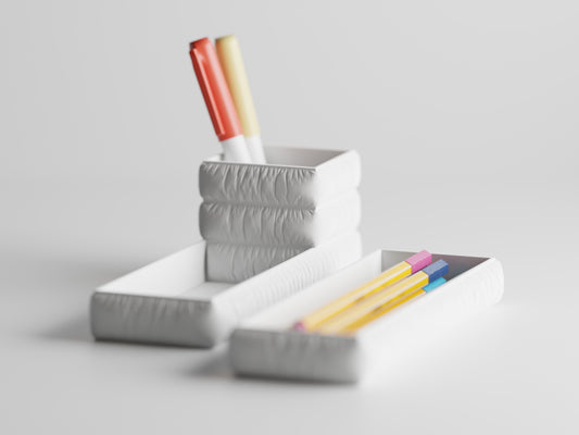 Cushion-Look Pen & Pencil Holder