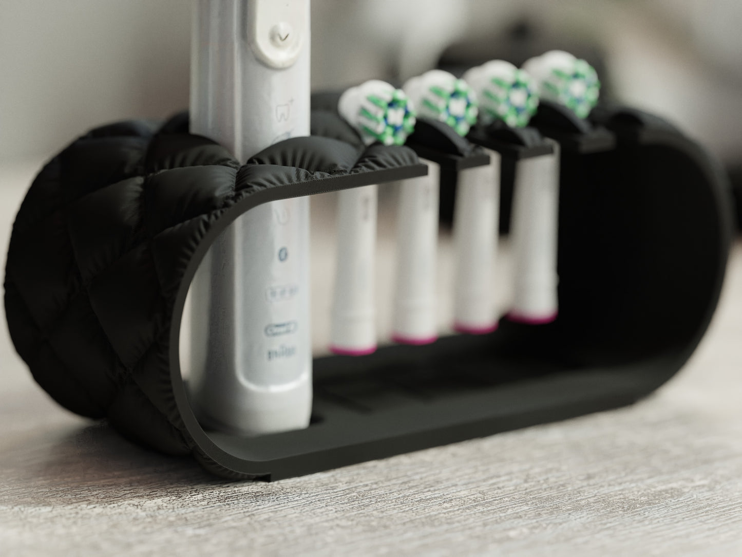Cushion Inspired Toothbrush Stand - Curved
