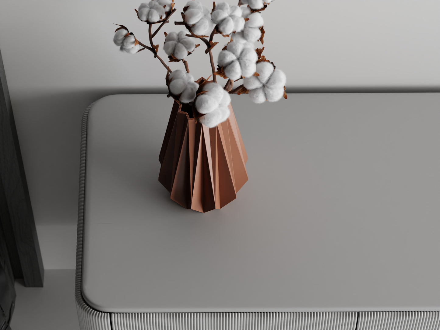 Origami inspired vase - Fold series