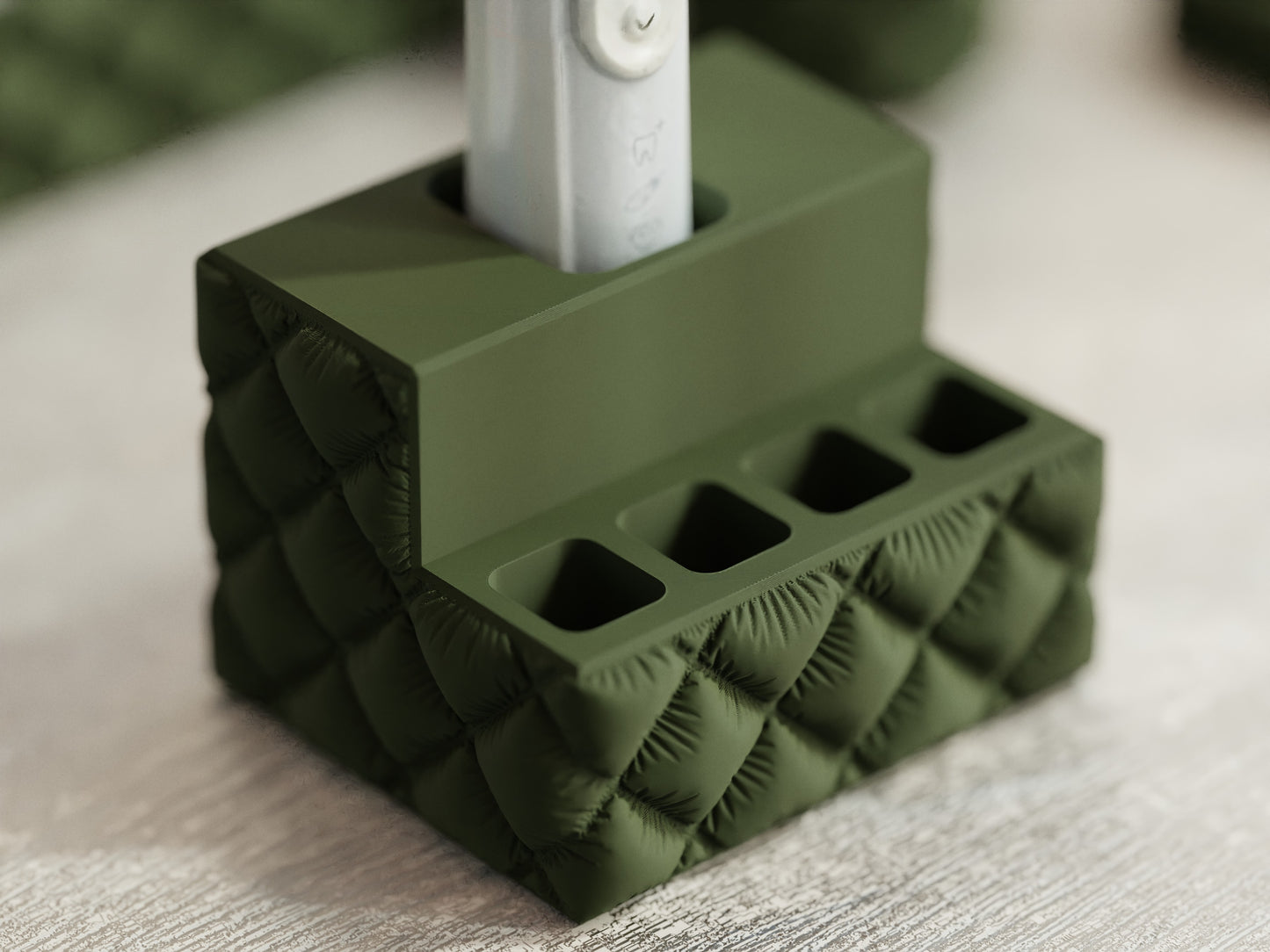 Cushion inspired Toothbrush Holder