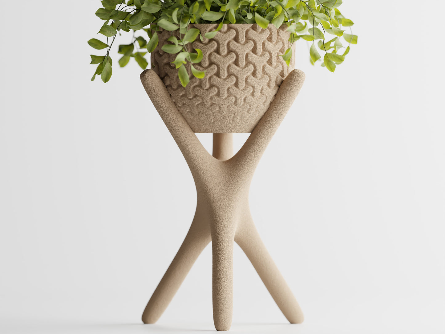 Plant pot Triova with stand