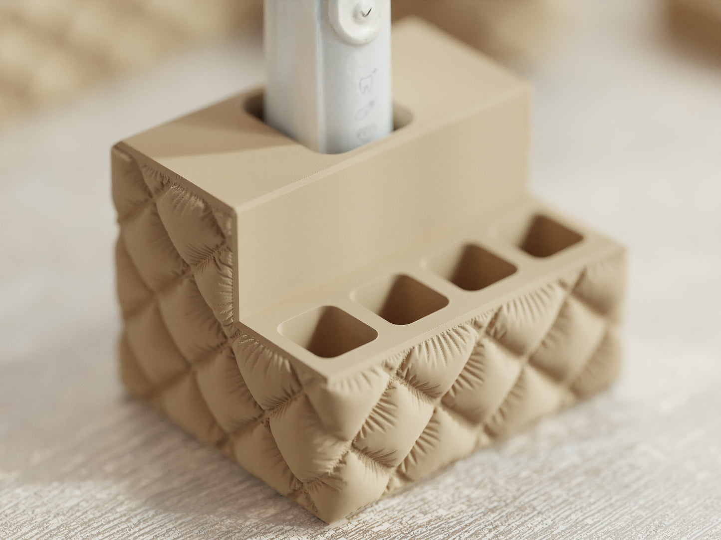 Cushion inspired Toothbrush Holder
