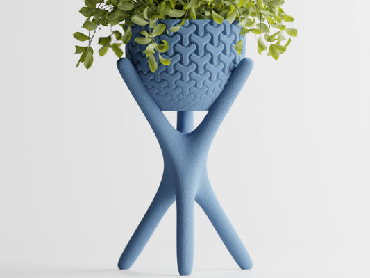 Plant pot Triova with stand