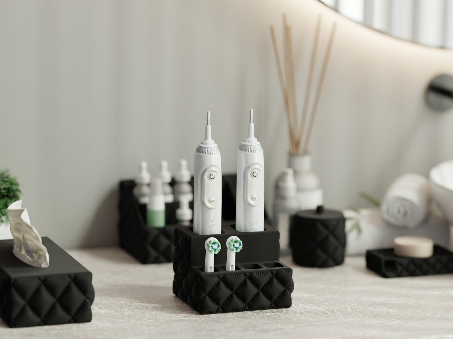 Cushion inspired Toothbrush Holder