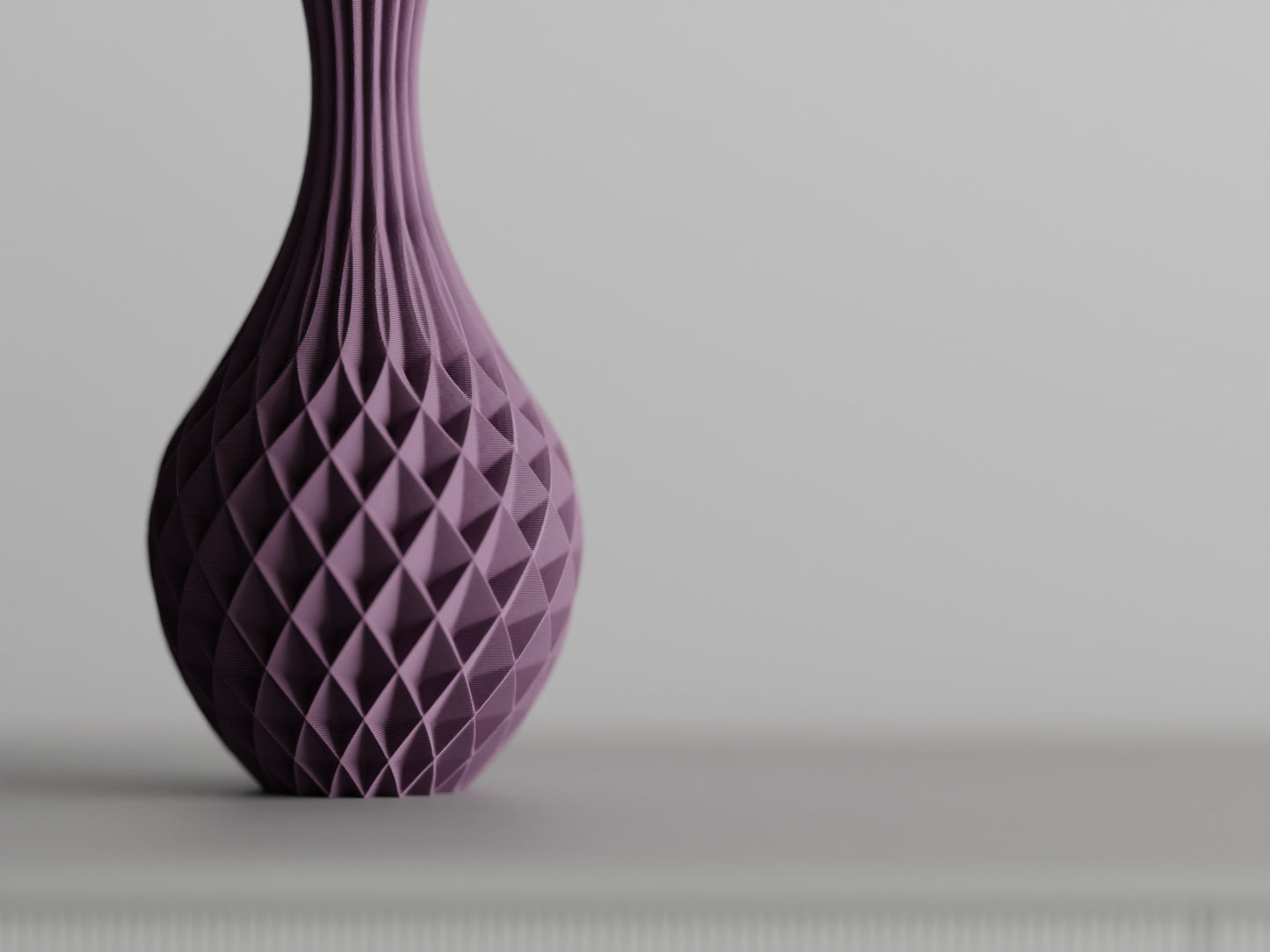 Diamond lattice vase - Tessera series