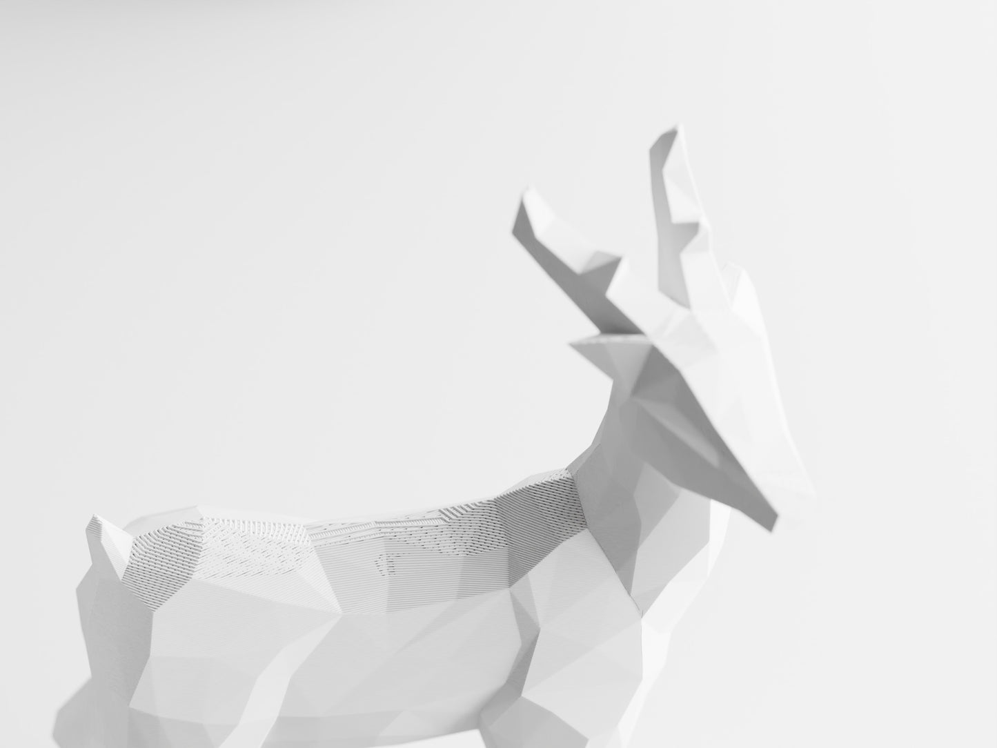 Low poly Christmas Deer