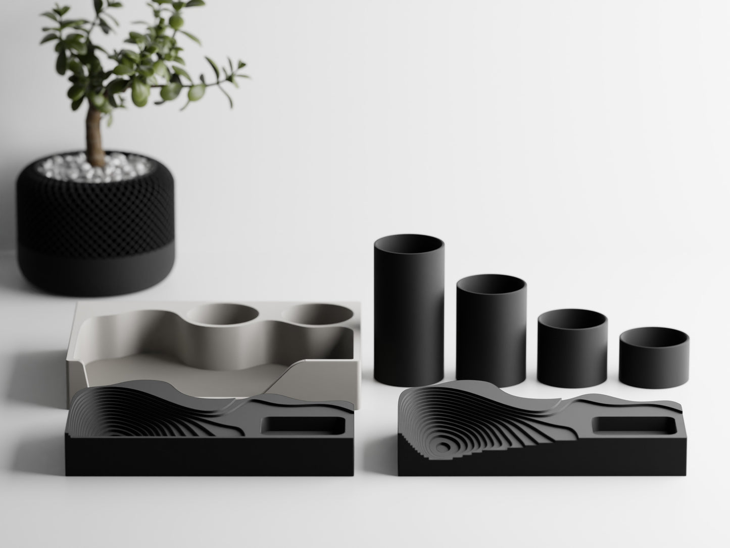 Exclusive Stepped desk organizer