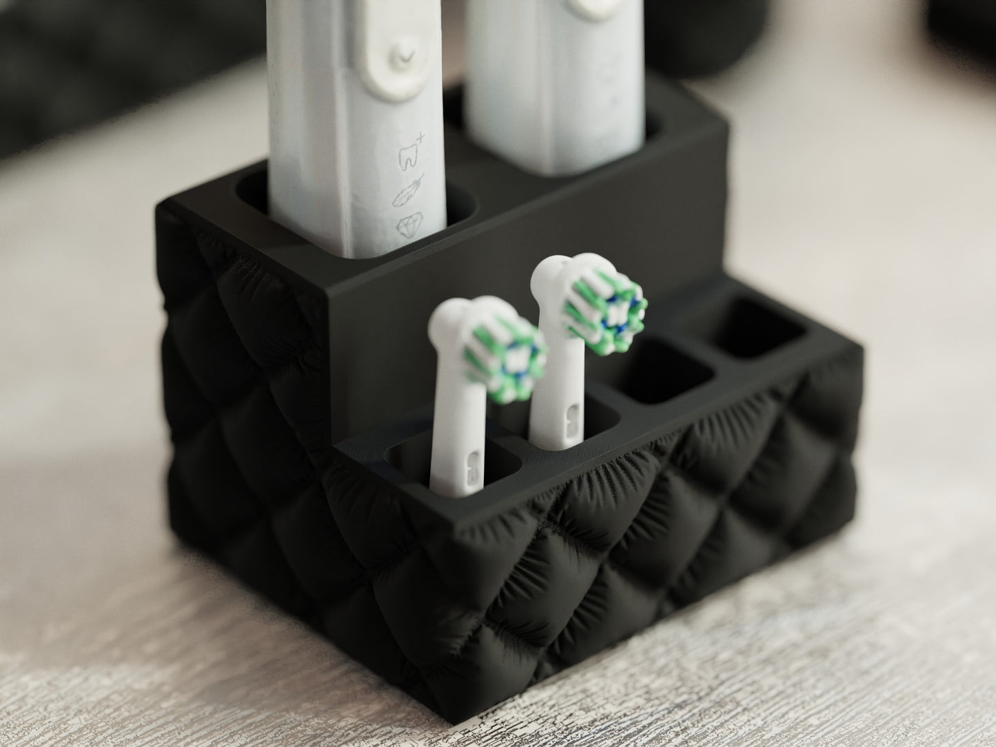 Cushion inspired Toothbrush Holder