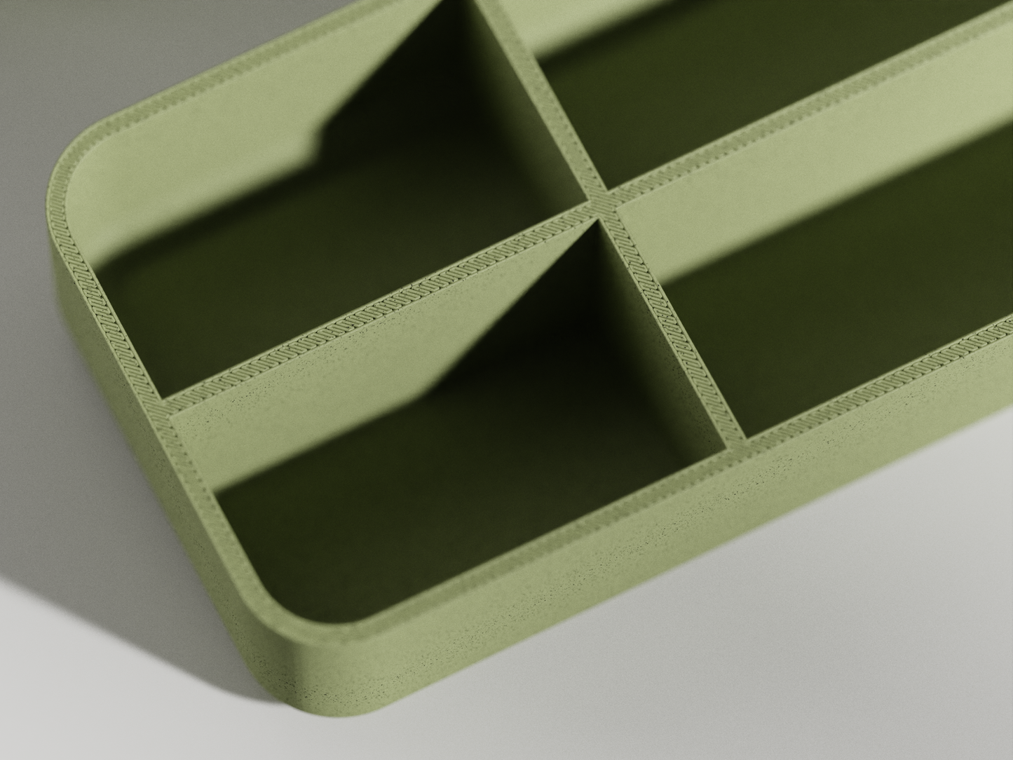 Minimalistic Desktop ribbed organizer Set