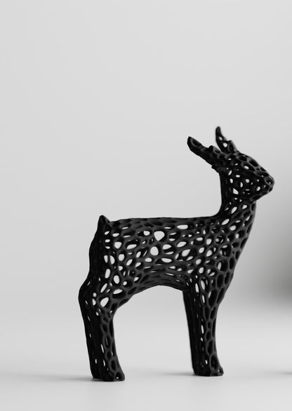 Voronoi Christmas Deer