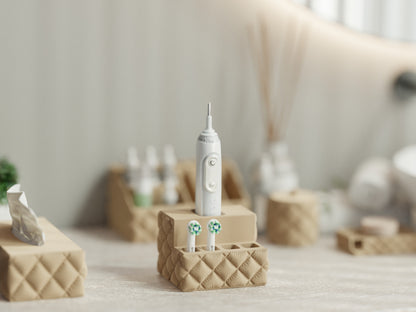 Cushion inspired Toothbrush Holder