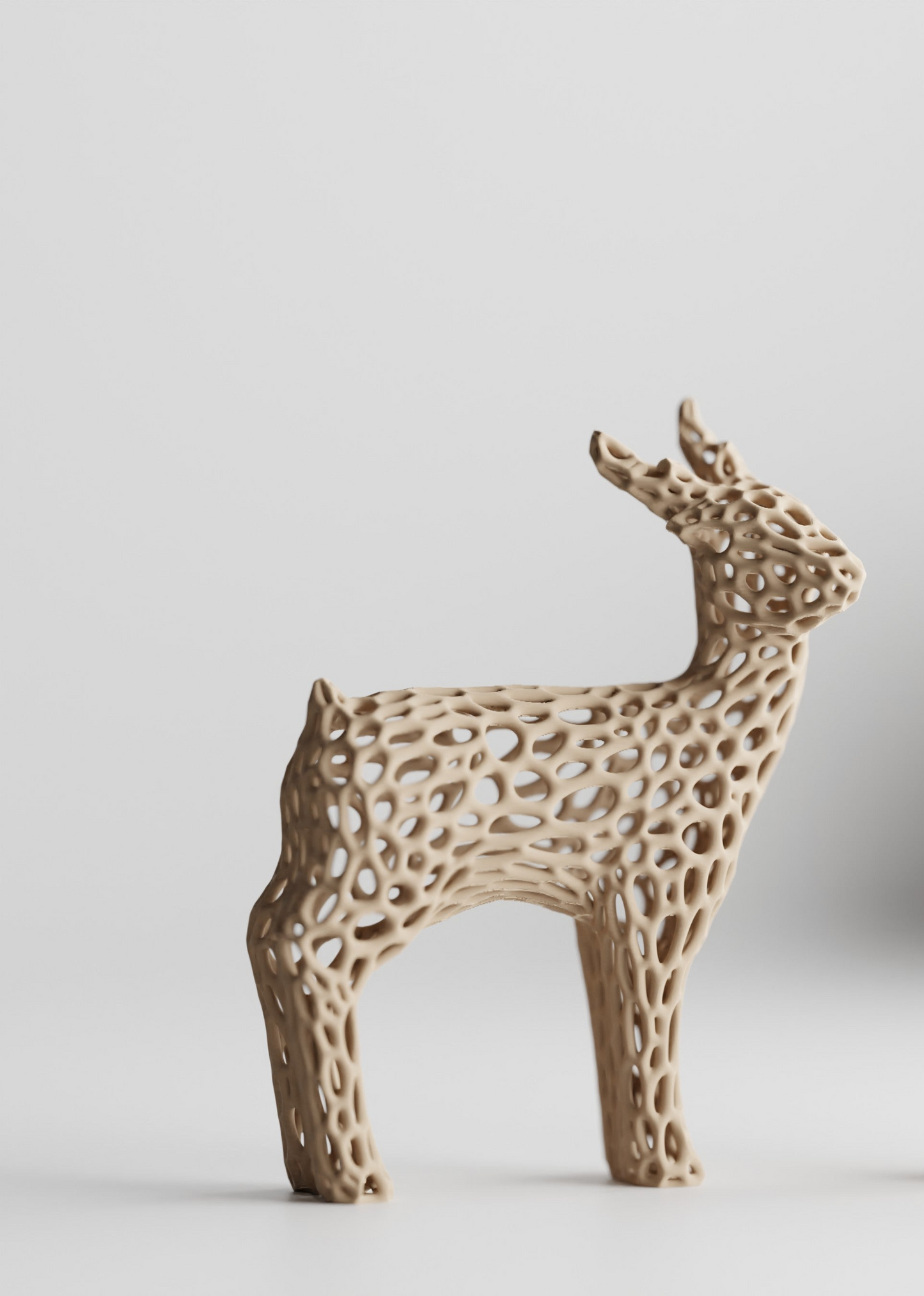 Voronoi Christmas Deer