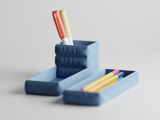 Cushion-Look Pen & Pencil Holder