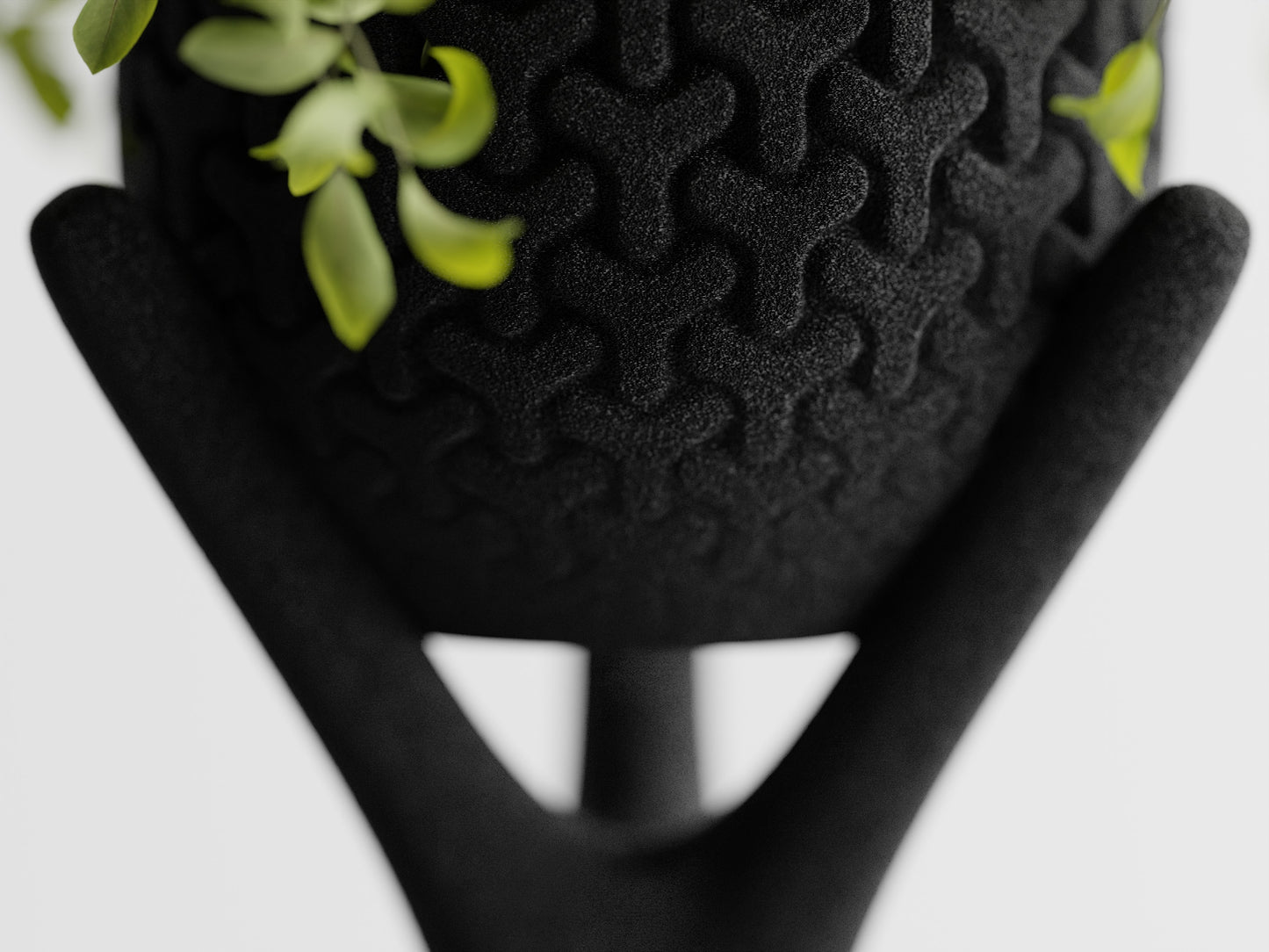 Bloempot Triova met standaard