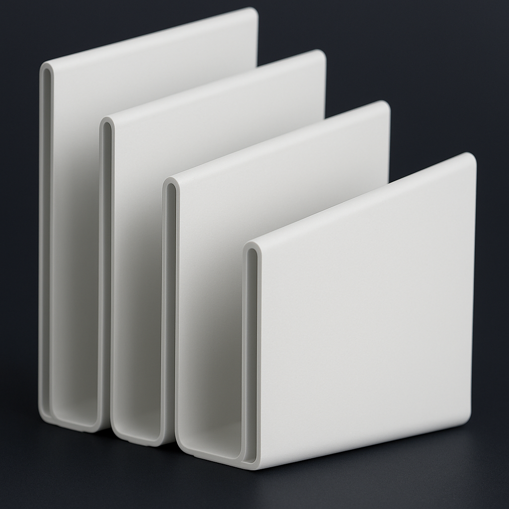 Dual-Purpose U-Shaped Bookend – Minimal, Space-Saving Design