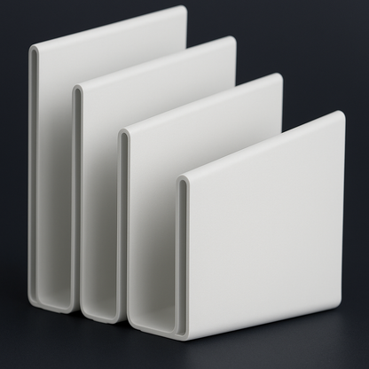 Dual-Purpose U-Shaped Bookend – Minimal, Space-Saving Design