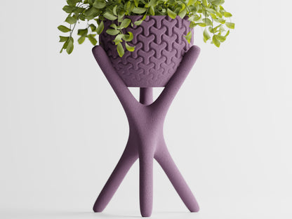 Bloempot Triova met standaard