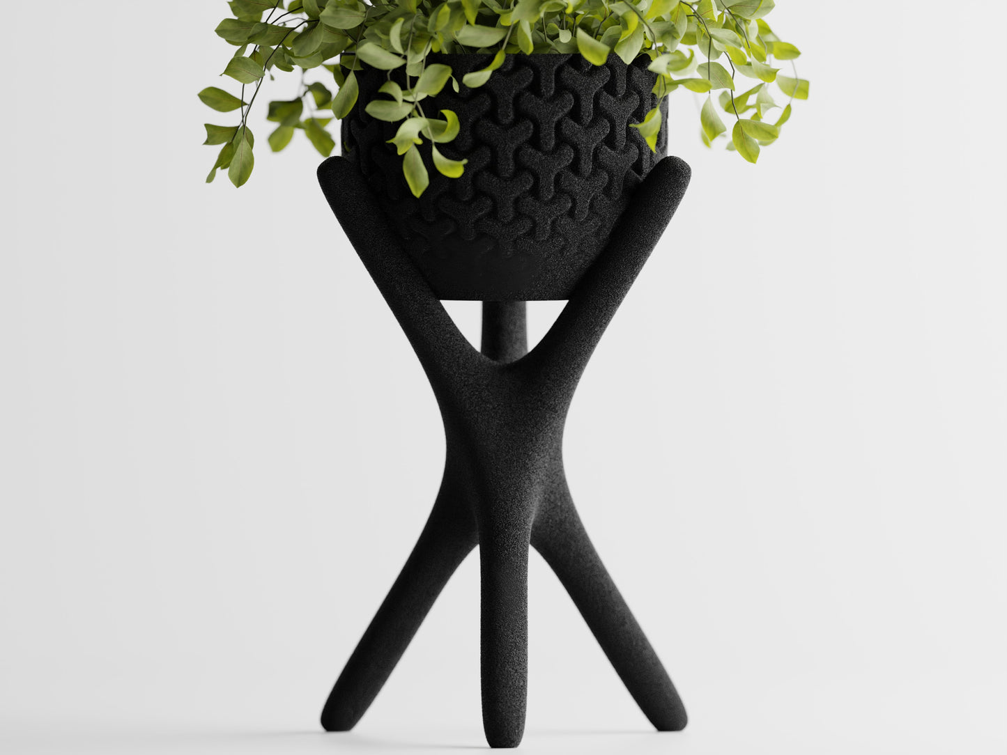 Bloempot Triova met standaard