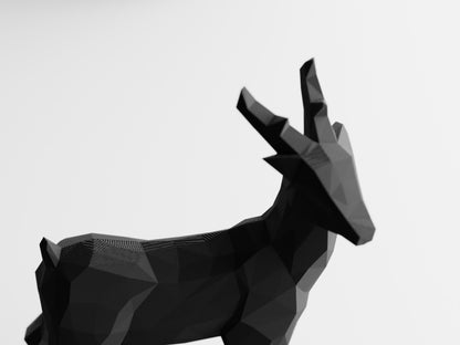 Low poly Christmas Deer