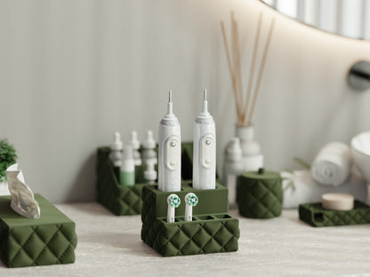 Kussen geïnspireerde tandenborstelhouder