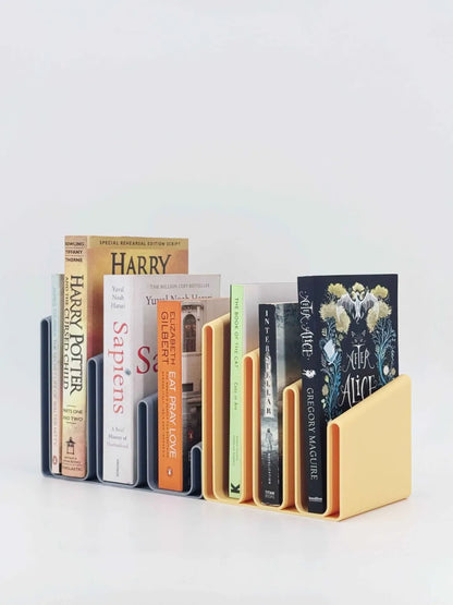 Dual-Purpose U-Shaped Bookend – Minimal, Space-Saving Design